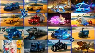 BRAINROT EXTINCTION TRUCKS 🆚 BRAINROT CAR 🆚 BRAINROT MOTORCYCLE - Tiles Hop EDM Rush!
