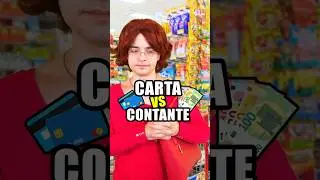 Carta💳 vs Contante 💸