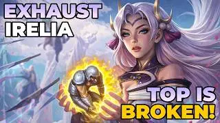 IRELIA + EXHAUST IS ACTUALLY DISGUSTING... (LEVEL 1 FIRST BLOOD EVERY GAME)