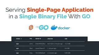 Single-page application in a Single Binary File