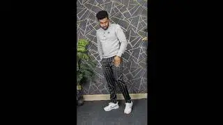 Stripe Trouser Combo (Box,White blue)