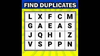 【Letter Search】 | Find the same number | Dementia prevention quiz | Dementia test