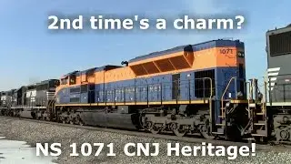 Heritage: CNJ 1071 behind an SD60I!