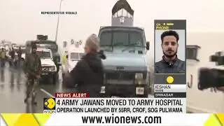 Breaking News: Encounter in Pulwama's Pinglan area