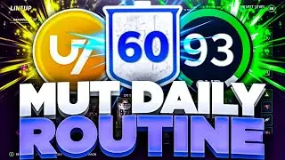 MY MUT DAILY ROUTINE REVEALED!! | HOW I MAKE COINS, LEVELS AND UPGRADE MY MADDEN 21 ULTIMATE TEAM!!