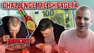 Challenge me shpageta dhe sos t'djegst (Tabasco) - Fituesi i ka fitu 100€