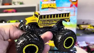 Hotwheels monster truck school bus  2 pk review
