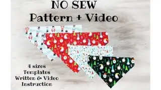 How to make a No-Sew Over the Collar Pet Bandana!