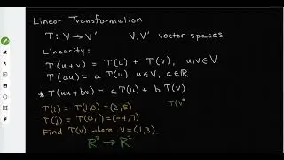 Linear Transformations
