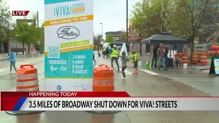 Broadway & Welton Street close through downtown for !Viva Streets! event