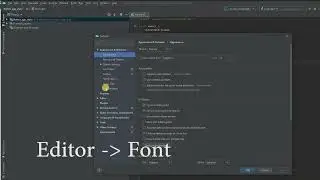 Android Studio Editor Change Font Size | Windows