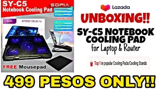 SY-C5 NOTEBOOK COOLING PAD UNBOXING