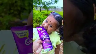 Sharing Dairy Milk 😋 lollipop 🍭 wait for end🤣😲 #shorts #funny #viralvideo
