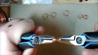 how to open and close jump rings flush