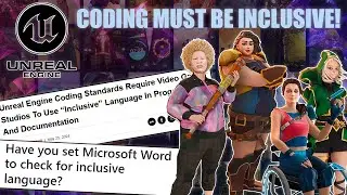 Unreal хочет, чтобы программисты использовали более инклюзивный язык программирования.
