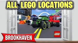 **ВСЕ ЛОКАЦИИ LEGO** В БРУКХЕЙВЕНЕ 🏡RP ROBLOX 🤯🤩