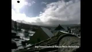 Zeitraffer Wetter in Oberweid 23.24 02.2014 Time lapse Video