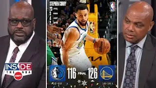 Inside The NBA | Shaq declares Stephen Curry the GOAT after Warriors beat Mavs on Christmas