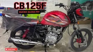 HONDA CB125 F 2025 MODEL SMOKE GLOSS PPF 👍🏻#hondacb125f #honda