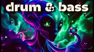 Radial Bass 🌀👁️ Diode | Drum & Bass + AI Psychedelic Visuals | Kid Kutt TV (4th Dimension)