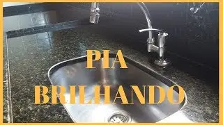 COMO DEIXAR A PIA DE GRANITO BRILHANDO | MISTURINHA