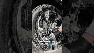 Как тщательно очистить колесные гайки! #автомобиль #автодетейлинг
