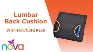Lumbar Back Cushion with Hot & Cold Pack