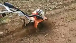 3hp 68cc 2 Stroke Mini tiller demo @ ₹17000/- +++