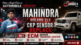#Mahindra #Bolero ZLX CKP Sensor  | Learn Engine Room Sensor Repair |  Ecm Repair Training Center