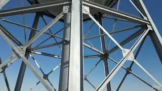 Cross bracing for elevated water tank
