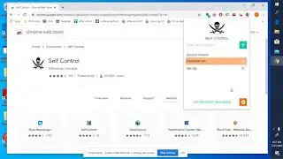 Self Control Chrome Extension How To