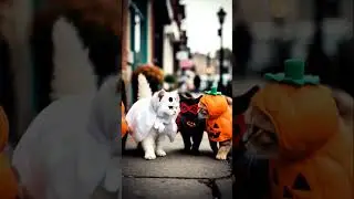 #AI  #halloween #cutekittenvideos