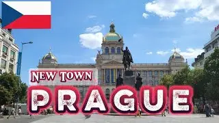 [4K] Prague, Czech Republic 🇨🇿  Prague New Town | Walking Tour