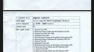 Chennai District Court Jobs 2019 | Office Assistant Posts