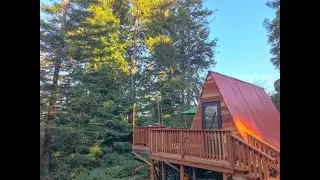Building a Transforming A-Frame Cabin- one month progression