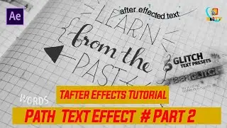 How to Use Path  Text Effect for Advanced Typo Animation  # Part 2    |  Urdu   Hindi 1
