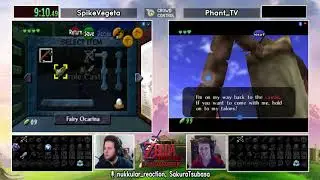 SpikeVegeta vs Phant_TV.  Ocarina Of Time Randomizer Crowd Control Race.