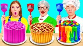 Me vs Grandma Cooking Challenge | Tasty Kitchen Hacks by AZaZa Challenge