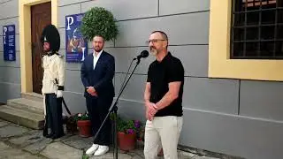 Slavnostn&iacute; otevřen&iacute; Pal&aacute;ce ilustrace v Česk&eacute;m Krumlově