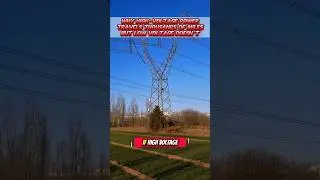 Why High-Voltage Power Travels Thousands of Miles, but Low Voltage Doesn&rsquo;t⚡#highvoltage #powerlines