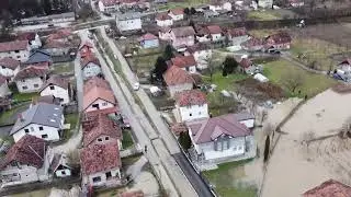 Naselje Zalug , grad Prijepolje  19.01.2023  poplave