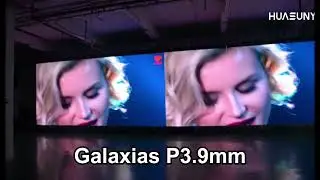 Huasuny Portable Flexible LED Curtain Galaixas P3 Light Weight LED Screen for Touring