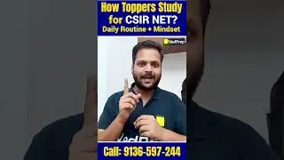 🧠 How Maths Toppers Study for CSIR NET | Daily Routine + Mindset | JRF Strategy 2025