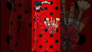 Ladybug 🐞 amazing makeup brush tools mode #miraculous