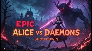 Alice Battles Daemonos in an Epic Fantasy Showdown!