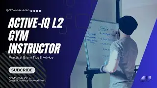 Tips For Practical Exam | Active-IQ Level 2 Gym Instructor // Coach Abdullah-CPTxUAE #education #gym