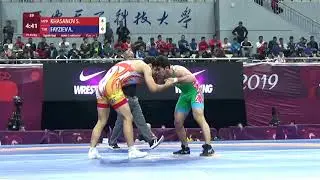 1/8 FS - 65 kg: S. KHASANOV (UZB) v. A. FAYZIEV (TJK)