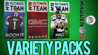 MUT 15 - Variety Pack Opening - GMC Reward Packs, Badge Packs, Pro Packs, Rookie Packs & More