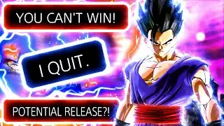 He Can Beat Me With Gamma 1 and 2. So I Used The NEW Potential Release Gohan. I Made Him Rage Quit.