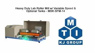 Heavy Duty Lab Roller Mill (25 - 50 kg) with Optional Single or Dual Tanks - MSK-SFM-14